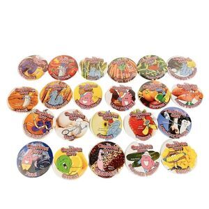 The OrganWise Guys Foods of the Month 22 Large Buttons Vegetables Fruit Legumes